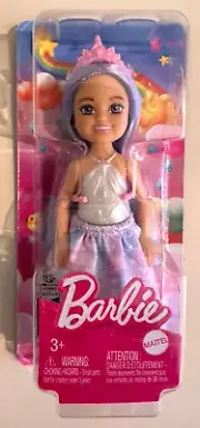 NIB Barbie Dreamtopia Chelsea Unicorn 6" Doll w/ Detachable Tail & Horn Headband