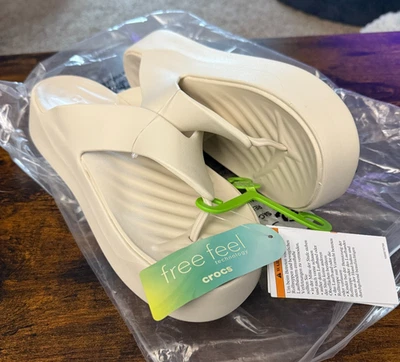 Crocs Women's Getaway Platform Flip Flop Stucco Sandals - Size 11 (New in Bag)