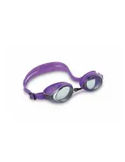 [Intex] Silicone Adjustable Sports Racing Pool Swimming Goggles Set in Purple