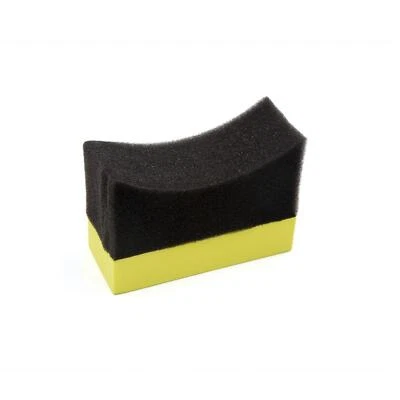 Car Vehicle Professional Tyre Tire Dressing Applicator Curved Foam Sponge Pad