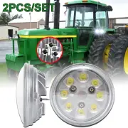 2x Par36 24W LED Work Lights Hi/Lo RE25126 Headlights For John Deere Tractor
