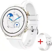 Seiconer Stylish White Smart Watch for Women,Bluetooth Call,Waterproof Digita...