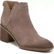 Zodiac Womens Larsen Brown Suede Cut-Out Booties Shoes 11 Medium (B,M) BHFO 1645