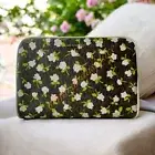 NWT Michael Kors Jet Set Charm Brown Large Floral Make-Up Case Travel Pouch