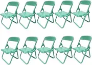 10Pcs Portable Cartoon Chair Shape Phone Stand Cute Desktop Mobile Rack for Streaming Watching Movies and Webcasts Durable and Sturdy Design Color