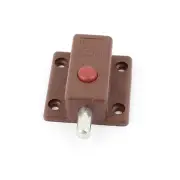 Round Push Button Control Cupboard Door Latch Lock Barrel Bolt