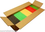 (10) DVBC42 Cardboard DVD Boxes Brown Work Trays Shipping Sorting Storage Media