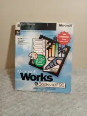 Microsoft Works 4.0 for Windows 95 Vintage PC 3.5" FLOPPIES