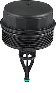 X AUTOHAUX Black Oil Filter Cap Cover A6421800038 Replacement for Mercedes-Benz for R350 ML350 R320 GL350 E320 S350 GL320