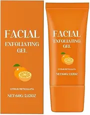 Facial Exfoliating Gel, Purifying Enzymes Exfoliating Gel,Orange Exfoliatings Whitening Gels Scrub for Face Body Skin Repair,Cleansing and Rejuvenating,1Pcs