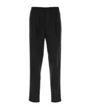 Z Zegna Elastic Waist Joggers IT52 Black