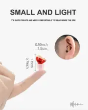 Digital Invisible Mini Hearing Aids InEar Elderly Sound Voice Amplifier Enhancer