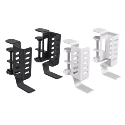 Hanging Desk Organiser Desk Side Storage PC Holder Headphone Holder for Office