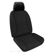 Tradies Canvas Ready Made Seat Covers - Rear, Black, Suits Navara