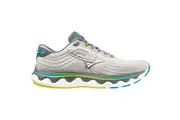 Mizuno Wave Horizon 6 Mens Runners Sneakers Shoes in Pearl Blue/Silver/Bolt