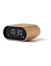 [Lexon] Ray Lcd Alarm Clock With Temperature Humidity Display in Gold