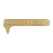 100mm Precisions Measuring Ruler Millimeter Inches Double Scale Vernier Caliper