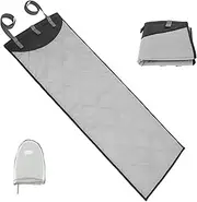 SHASUXTING Over The Door Press Pad with Steamer Glove Heat-Resistant Over The Door Steamer Pad Vertical Over The Door Ironing Mat Portable Over Door Clothes Steamer Pad for Clothes Home Travel