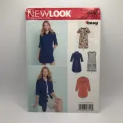 New Look 6449 Womens 8-20 Blouse Top Tunic Various Styles Sewing Pattern UNCUT