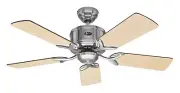 Energy saving Ceiling Fan Remote Control Element Chrome 103 CM Dc Fan Timer