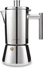Easyworkz Diego Stovetop Espresso Maker Stainless Steel Italian Coffee Machine M