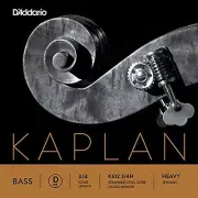 D'Addario Kaplan Bass Single D String, 3/4 Scale, Heavy Tension