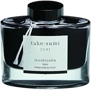 Pilot Iroshizuku Bottled Fountain Pen Ink, Bamboo Charcoal (Take-sumi) 50ml Bottle