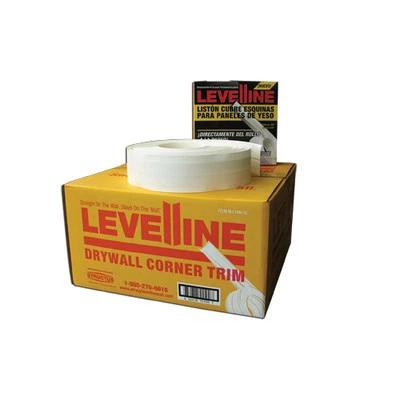 Levelline Drywall Flexible Corner Trim Tape for Off Angles - 100' Roll Dispenser