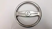 AMF/BMC TWO SPOKE - "S" STEERING WHEEL in BARE METAL