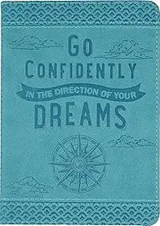 Go Confidently Artisan Journal (Vegan Leather Notebook)