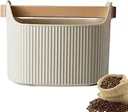 Generic Coffee Puck Knock Box,Removable Espresso Dump Bin Espresso Bucket | 1300ml Shock-Absorbent Non-Slip Grind Waste Bin, Coffee Ground Dump Bin, Knock Box for Home/Offices
