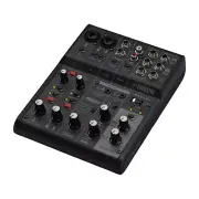 Yamaha AG06MK2 6-Channel Mixer and USB Audio Interface (Black)