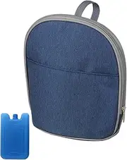 Zceevcs Breastmilk Cooler Bag with Ice Pack, Insulated Baby Bottle Bag, Breast Milk Cooler on The go with Strap, Baby Bottle Cooler Bag for Nursing Mom Daycare