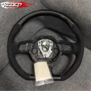 Carbon fiber Steering Wheel for Audi R8 TTRS TT Quattro 4S 8S Alcantara 17-24 (for: Audi)