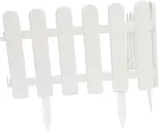 2pcs The Fence Out Door Decor Outdoor Enclosure for Pets Picket Fence Borders Wire Fence Garden Fence Border Decorative Outdoor Decor Chicken Wire Fencing Path Fence Plastic White