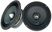MENACE AUDIO® 6.5" Midrange Speaker with Silver Bullet - Pair