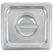 12 PACK 1/6 Size PAN LID Stainless Steel Steam Hotel Prep Table Food Cover NEW