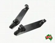 Euro Hitch Quick Brackets Tractor Loader Bale Forks Implement Load Hay Bale