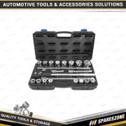 21 Pcs of PK Tool 3/4 Inch Drive Sockets Set - with Socket Lock & Extension Bars