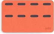 ODA - Super Slim SD & microSD Card Holder - Fits in a Wallet - Microfiber - 1mm Thin (Orange, 8 microSD)