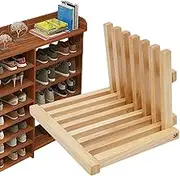 Folding Shower Bench Seat - Home Care Bathroom Seat, Wooden Bench Stool | Folding Wooden Indoor Shower Stool, Folding Shoe Changing Seat,