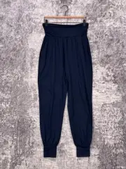 New Boden Harem Jersey Jogger Pants Womens Navy Blue US 2 UK 6
