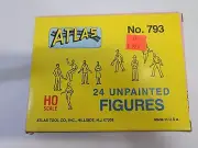 SDG SET OF 2 Atlas No. 793 HO Scale Figures 48 Unpainted Plastic Model Train NEW