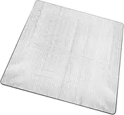 BRIGHTFUFU 1Pc Outdoor Camping Mat Dampproof Aluminum Film Picnic Blanket Lightweight Sleeping Mattress for Hiking Camping and Outdoor Activities Random Edge Color