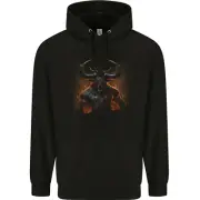 Demonic Bull From Hell Evil Demon Childrens Kids Hoodie