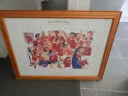 MANCHESTER UNITED THE FERUSON YEARS LIMITED EDITION PRINT