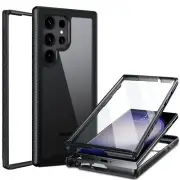 For Samsung Galaxy S22 S23 Ultra Shockproof Case Cover Screen Protector