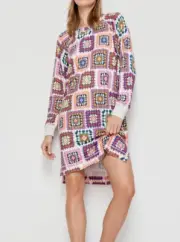 NEW PETER ALEXANDER CROCHET BUTTERY SOFT PLUSH NIGHTIE RRP$89.95 WOMENS M
