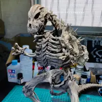 在飛比找蝦皮購物優惠-哥吉拉 1954 骨骼 初代哥吉拉 骨 山脇隆 GK 白模 