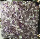 Amethyst Stone Coffee Table Top, Purple Quartz Center Table Top Home Decor